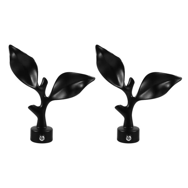 2pcs Decorative Curtain Rod End Curtain Bar Head Plug Window Curtain Rod Finals Carousel 1
