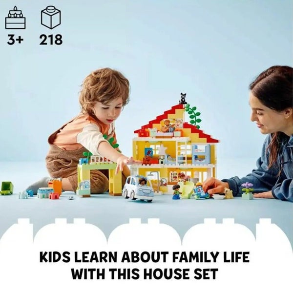LEGO(R) DUPLO Town 3in1 Family House 10994 - Multi Carousel 2