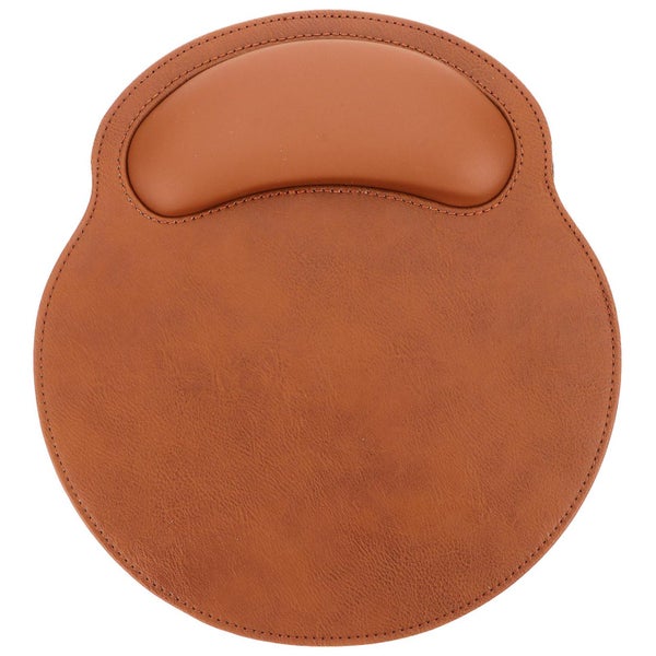 Leather Gaming Mouse Mat Chic Mouse Pad Wrist Support Anti slip Mouse Mat Carousel 1