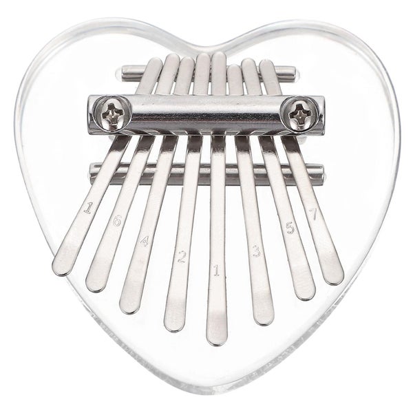 8 tone Acrylic Mini Fingertip Kalimba Mini Thumb Piano Small Kalimba Plaything Carousel 1