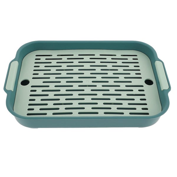 Rabbit Litter Box Rectangular Hamster Toilet Bunny Litter Box Rabbit Training P Carousel 2