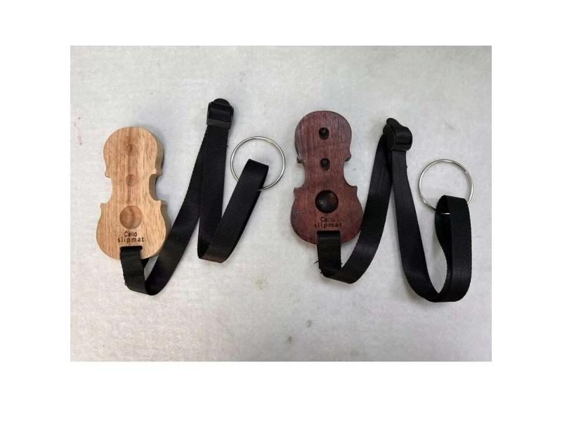 Wooden Non-Slip Pad Cello End-Pin Stopper Anti-Skid Wooden Cello Cushion Pad Carousel 1