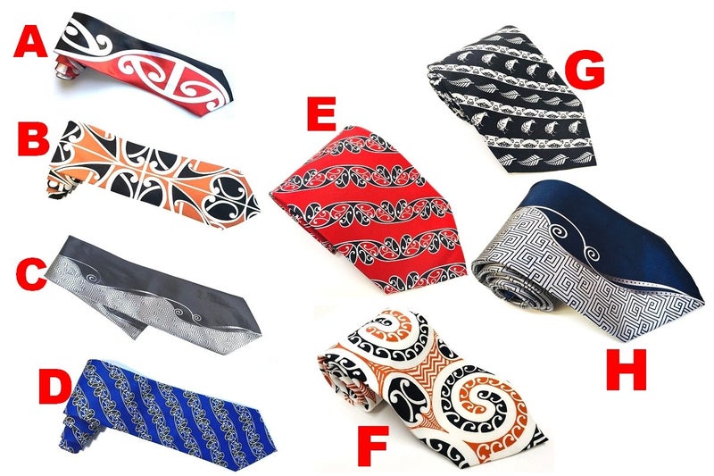 Winter Sale! New Zealand Maori Koru / Kiwi / Sheep Tie Carousel 1
