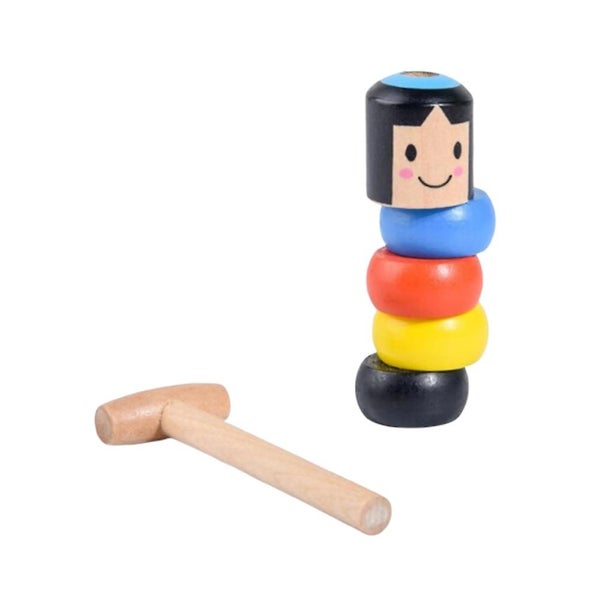 Kids Educational Toys Kids Assembled Toy Prop Educational Toy Tricks Toy Wooden Carousel 1