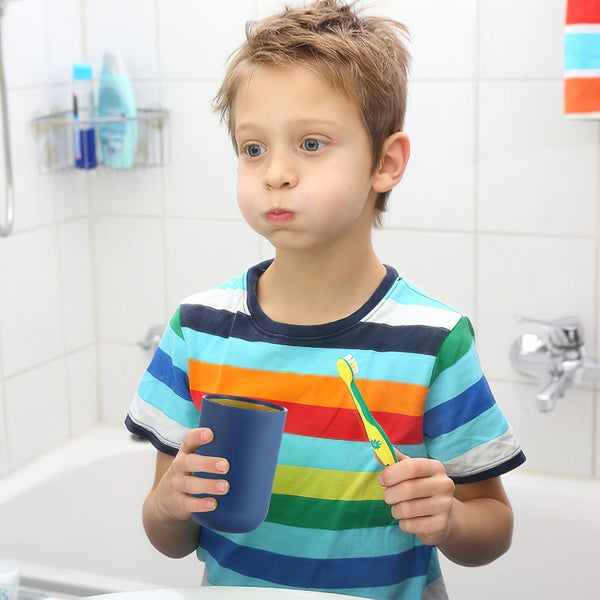 4 Pcs Travel Toothbrush Tumblers Mouthwash Cups Simple Style Home Bathroom Toot Carousel 2