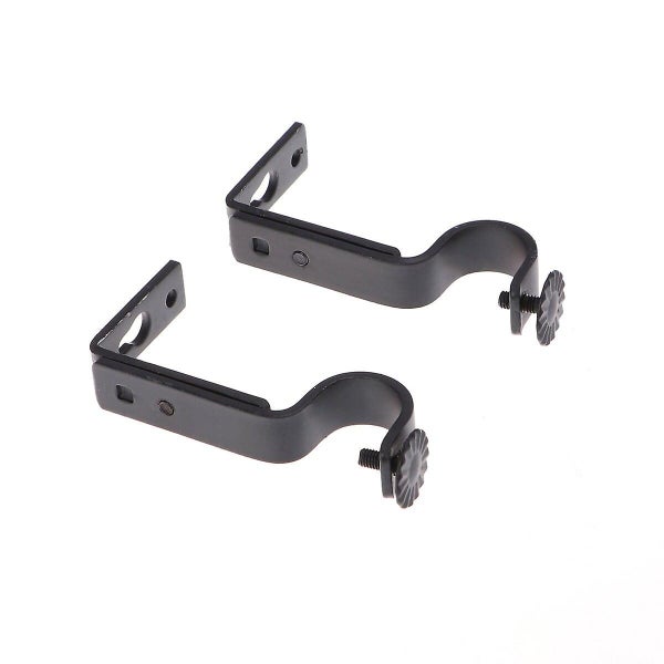 6pcs 18 22mm Adjustable Curtain Rod Bracket Wall mounted Curtain Pole Drapery B Carousel 2