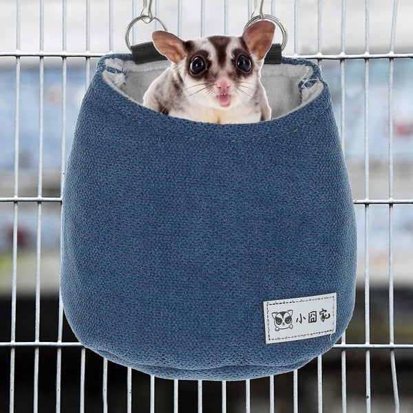 Sugar Gliders Cage Sleeping Pouch Bed Sugar Gliders Hammock Pouch Hamster Cage Carousel 2