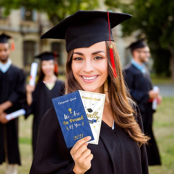 Pretyzoom 20pcs 2021 Graduation Cards Congrats Grad Greeting Cards With Envelop Carousel 2