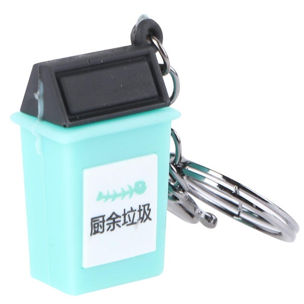 Classification Trash Bin Keychain Key Ring Stylish Key Hanging Decoration Key H Carousel 2