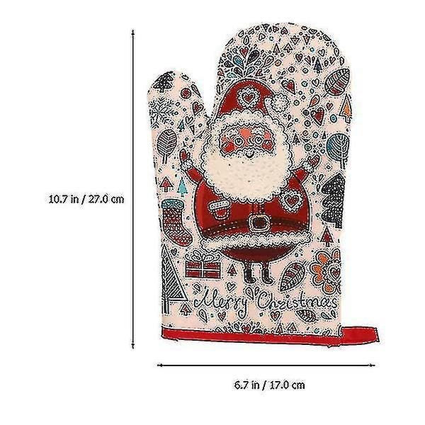 2 Sets Kitchen Baking Mitts Heat Resistant Mats Home Anti scalding Gloves Carousel 4