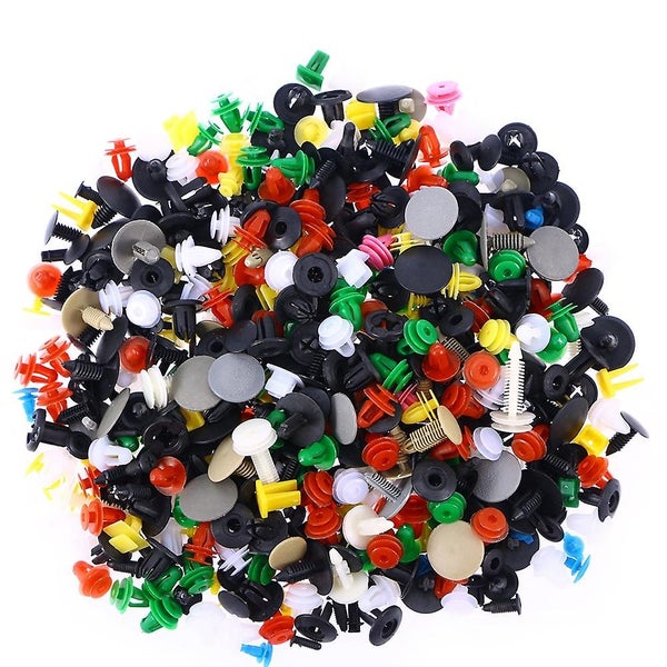 500 Pcs Auto Push Pins Push Pin Clips Automotive Push Fasteners Automotive Push Carousel 1
