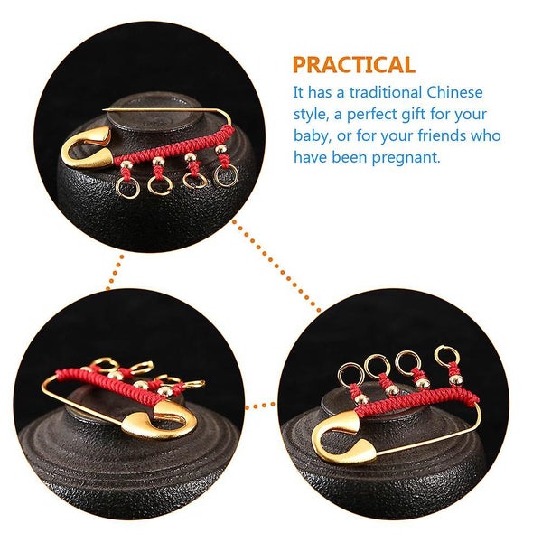 Vintage Decor Sweater Clips Azabache Baby Pins Chinese New Year Jewelry Gift Vi Carousel 2