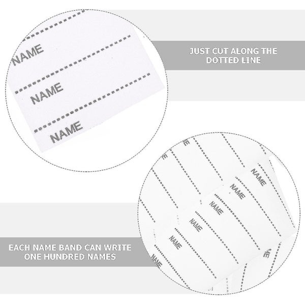2 Sets Planchador De Ropa Writable Iron Clothing Labels Precut Iron Fabric Labe Carousel 2