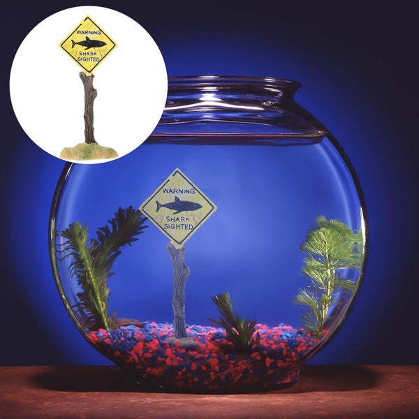 Aquarium Stuff Fish Tank Warning Sign Aquarium Warning Sign Landscape Warning S Carousel 3