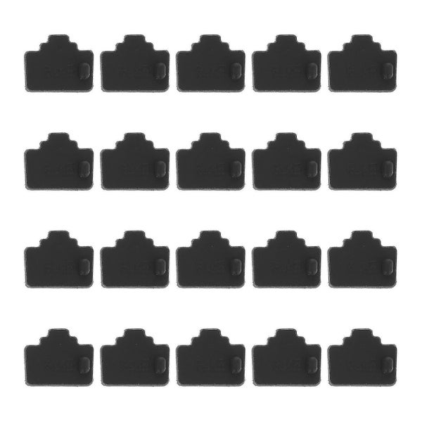 20pcs Router Port Dust Cover Rj45 Dust Ethernet Plug Hub Interface Caps Carousel 1