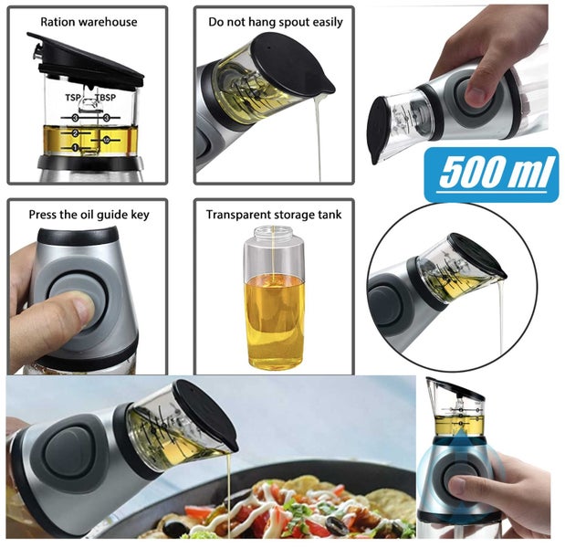 Glass food containers Storage Oil Sprayer Bottle *Over Stocked* Carousel 1
