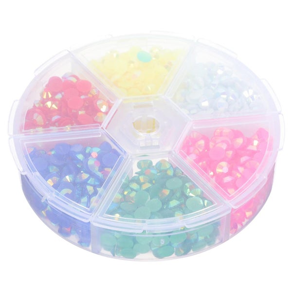 1 Box Manicure Diy Resin Diamond Decors Girl Manicure Diy Decor Accessories Carousel 1