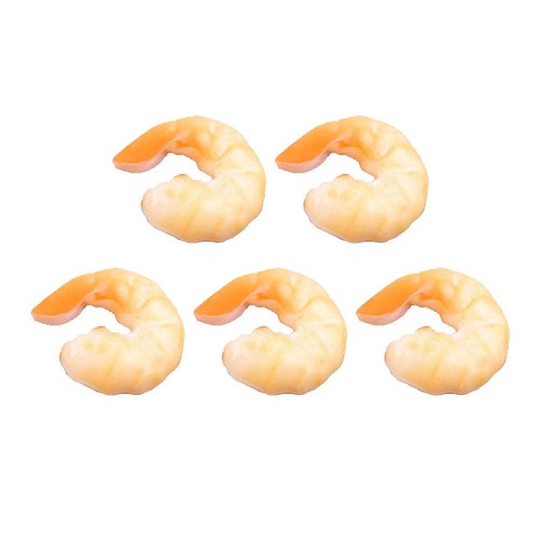 5pcs Toys Educational Simulation Funny Lifelike Garden Props Fake Shrimp Joke P Carousel 1