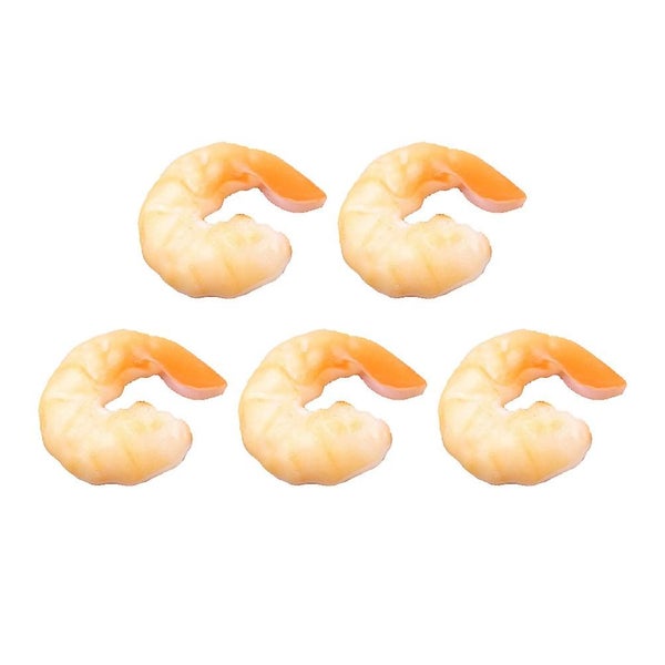 5pcs Toys Educational Simulation Funny Lifelike Garden Props Fake Shrimp Joke P Carousel 3
