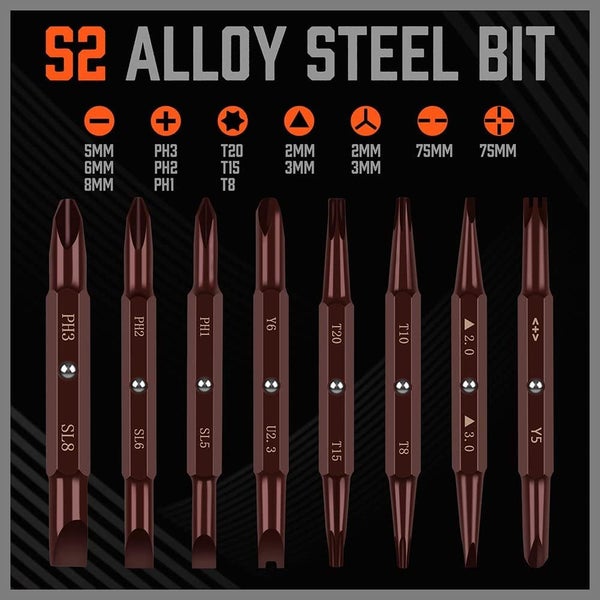Ratcheting Multi-Bit 19 in 1 Screwdriver Set Carousel 2