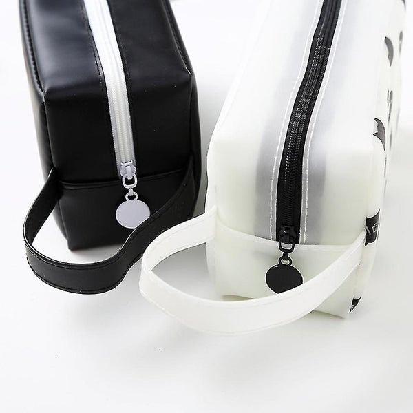 Cartoon Cat Pattern Pencil Case Student Pencil Case Small Pen Bag Jelly Gel Sto Carousel 2