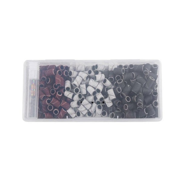 1box Manicure Polishing Sanding Rings Nail Polishing Tools Nail Drill Bits Nail Carousel 1