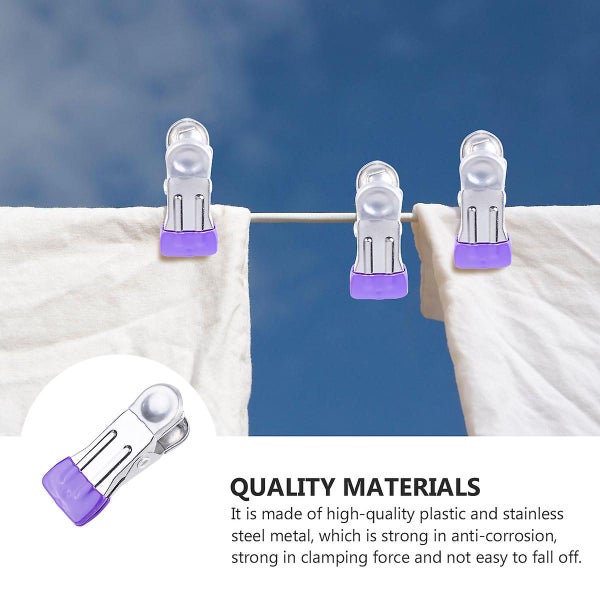 Chair Towel Clips Clothesline Clips Clothes Drying Clip Metal Utility Clips Non Carousel 4