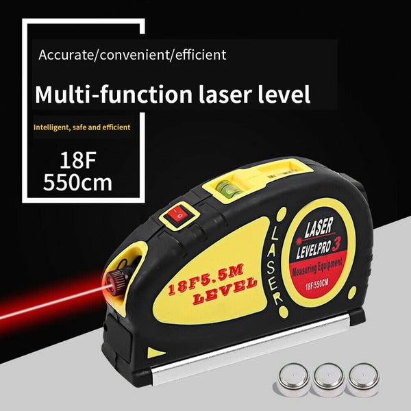 Cross Line Laser Laser Leveler 550cm Tape Measure *Over Stocked* Carousel 1