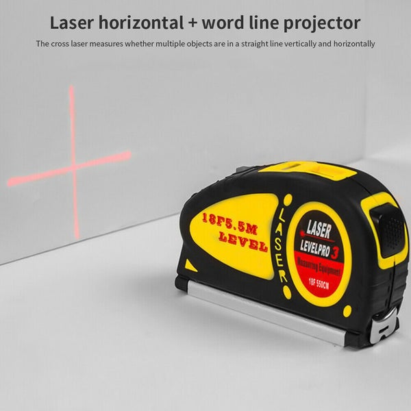 Cross Line Laser Laser Leveler 550cm Tape Measure *Over Stocked* Carousel 2