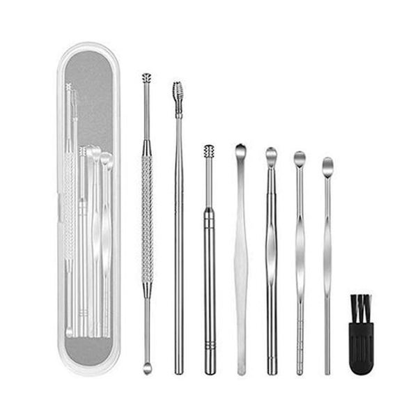 8 Pcs Ear Cleaner Ear Pick Clean Massage Ear Pick Cleaner Kit Earpick Cleaning Carousel 2