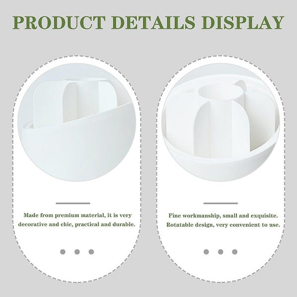 Makeup Organizer Brushes Pencil Holder Pen Holder Brush Drying Rack Stationary Carousel 5