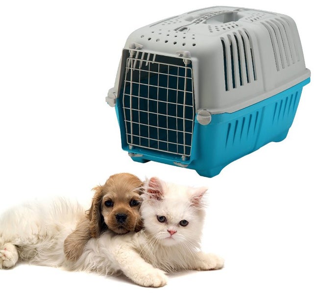 Portable Pet Travel Carrier (Blue) Carousel 2