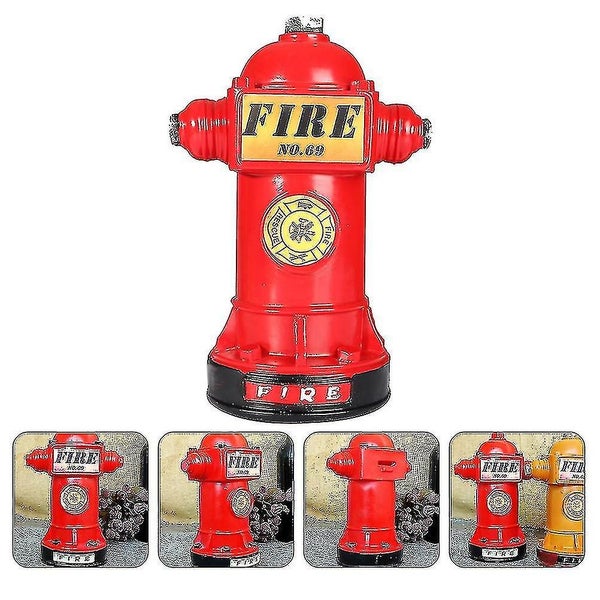 1pc Fire Hydrant Shaped Piggy Bank Coin Bank Lovely Money Bank Ornament Carousel 5