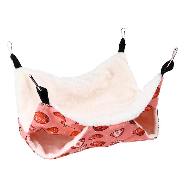 Hamster Hammock Winter Warm Plush Hanging Bed Sleeping House Nest For Small Pet Carousel 1
