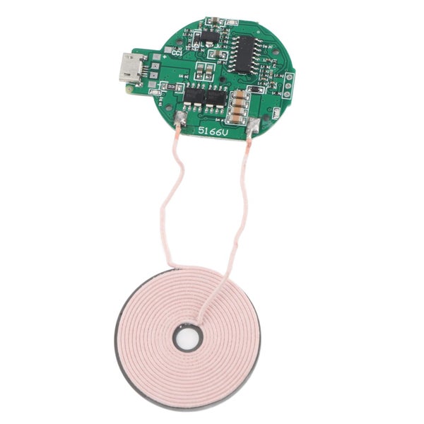 High Charging Efficiency Mini QI Wireless Transmitter Module 2-8mm Transmission Carousel 3