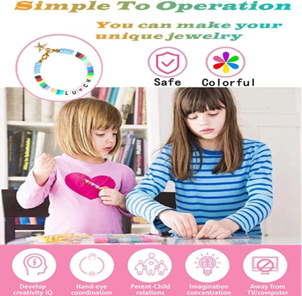 Diy Clay Beads For Making Bracelets Diy Bracelets Necklace Making Carousel 2