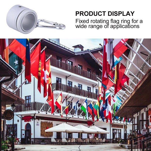 Rotating Stand Flog Pole Part Flag Pole Rings Rotating Rotating Flagpole Ring F Carousel 5