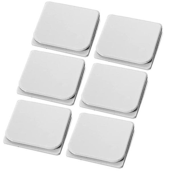 6pcs Adhesive Shower Curtain Clips Shower Liner Weight Clips Windproof Curtain Carousel 2