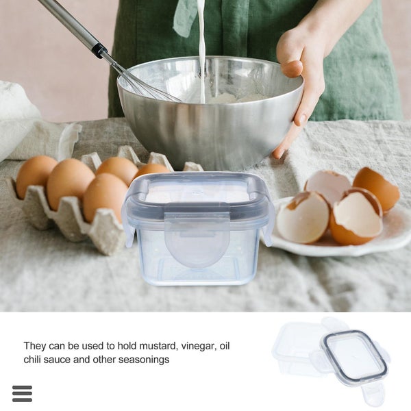 5pcs Portable Hamster Food Holder Boxes With Lid Deli Food Container Leak Proof Carousel 5