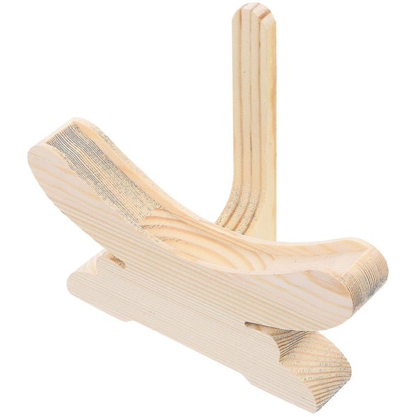 Wood Dish Rack Loose Tea Container Countertop Dish Rack Wooden Tea Display Hold Carousel 2