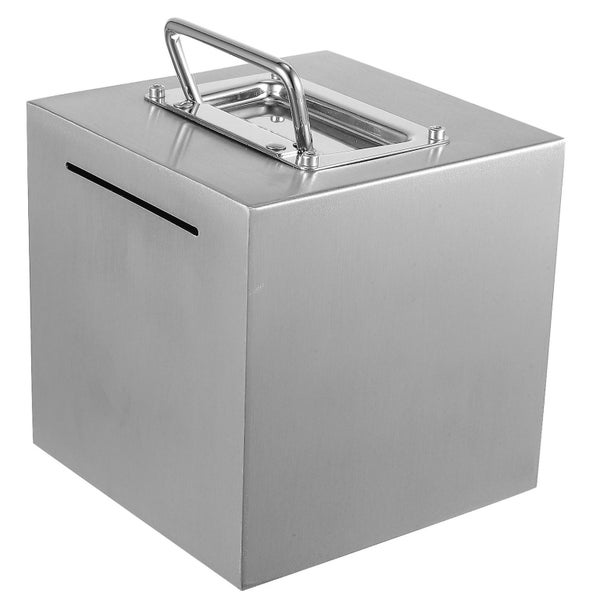 Stainless Steel Money Box Stainless Steel Piggy Bank Metal Saving Pot For Adult Carousel 4