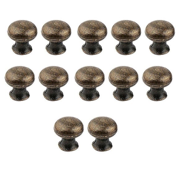 12 Pcs Round Head Drawer Handle Antique Single Hole Unique Drawer Knob Furnitur Carousel 2