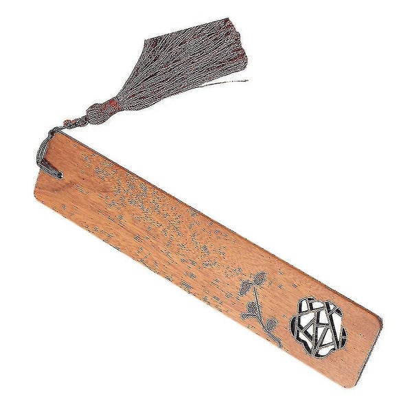 Wooden Bookmarks Pen Bookmark Set Engraved Wooden Bookmark Graduation Gift Book Carousel 2