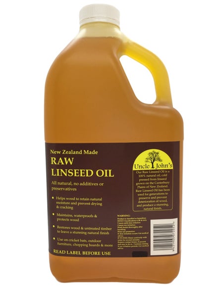 Uncle John's Raw Linseed Oil - 2 Litre Carousel 1