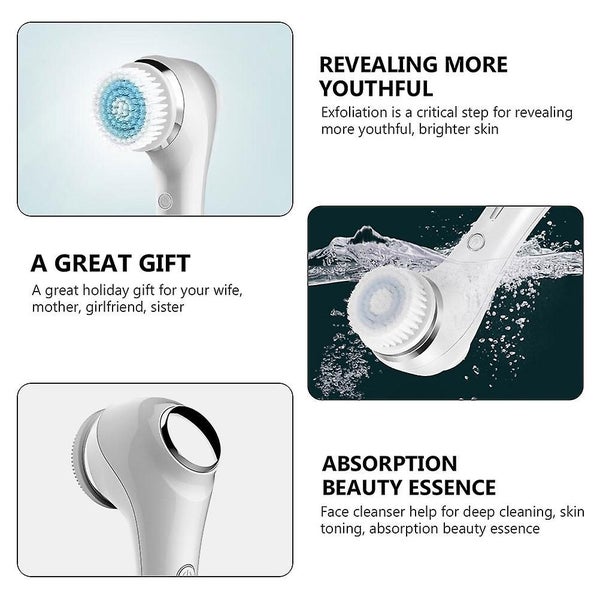 Electric Facial Cleanser Cleansing Rejuvenation Device Facial Cleansing Brush Carousel 3