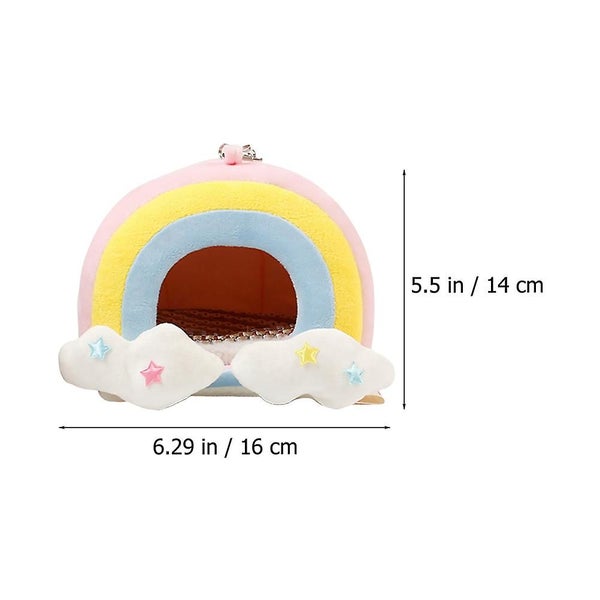 Hamster Warm Nest Decorative Hamster Nest Hamster Hammock Rat Winter Supply Carousel 2