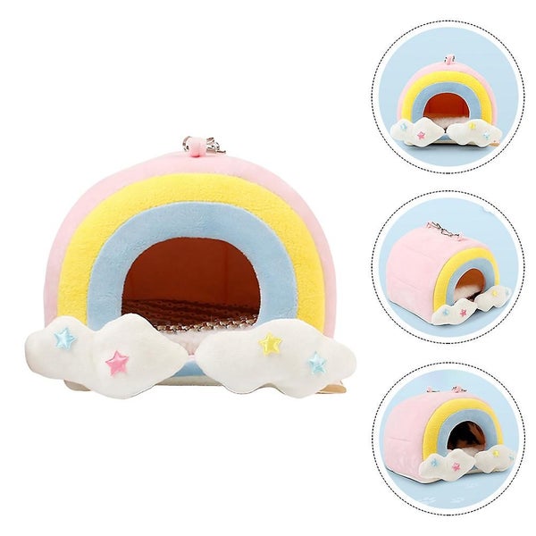 Hamster Warm Nest Decorative Hamster Nest Hamster Hammock Rat Winter Supply Carousel 4