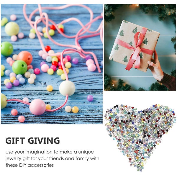 1 Bag Rhomb Glass Beads Section Loose Beads Spacer Beads Jewelry Making Charms Carousel 2