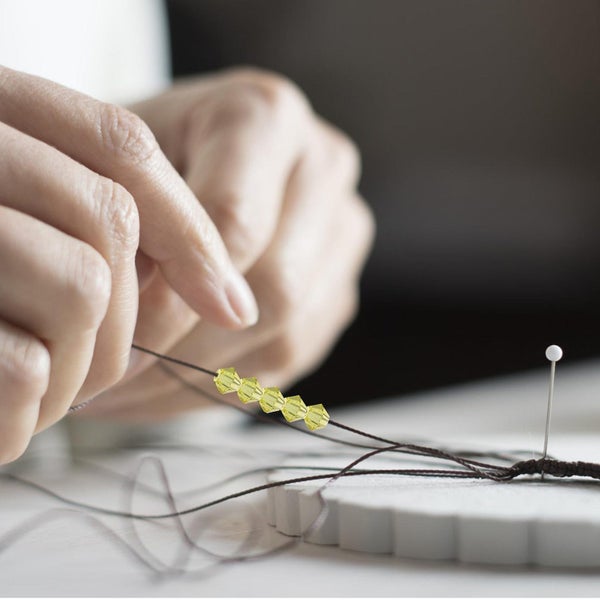 1 Bag Rhomb Glass Beads Section Loose Beads Spacer Beads Jewelry Making Charms Carousel 4