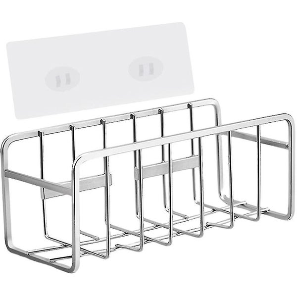 Kitchen Sink Sponge Holder Stainless Steel Rag Rack Sink Countertop Sponge Hold Carousel 1